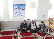 برپایی میز خدمت در ایام‌الله دهه مبارک فجر در مسجد جامع شهرستان بانه