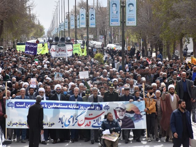 حضور پرشور کردستانی‌ها در راهپیمایی روز جهانی قدس