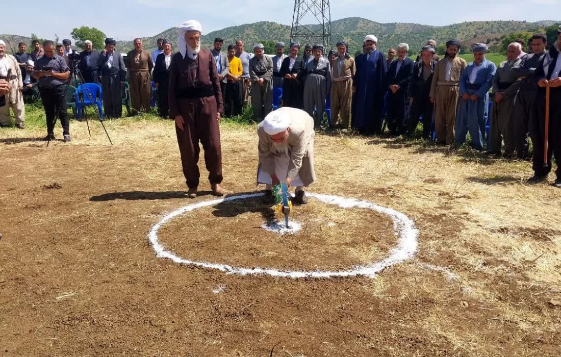 بزرگترین پروژه قرآنی شهرستان مریوان کلنگ زنی شد