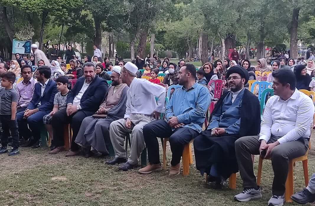 برگزاری مراسم جشن غدیر خم در فضای باز پارک تفریحی لاله شهرستان دهگلان