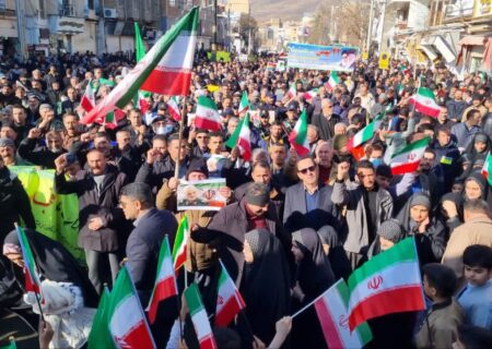 جشن ۴۵ سالگی انقلاب اسلامی در شهرستان سقز