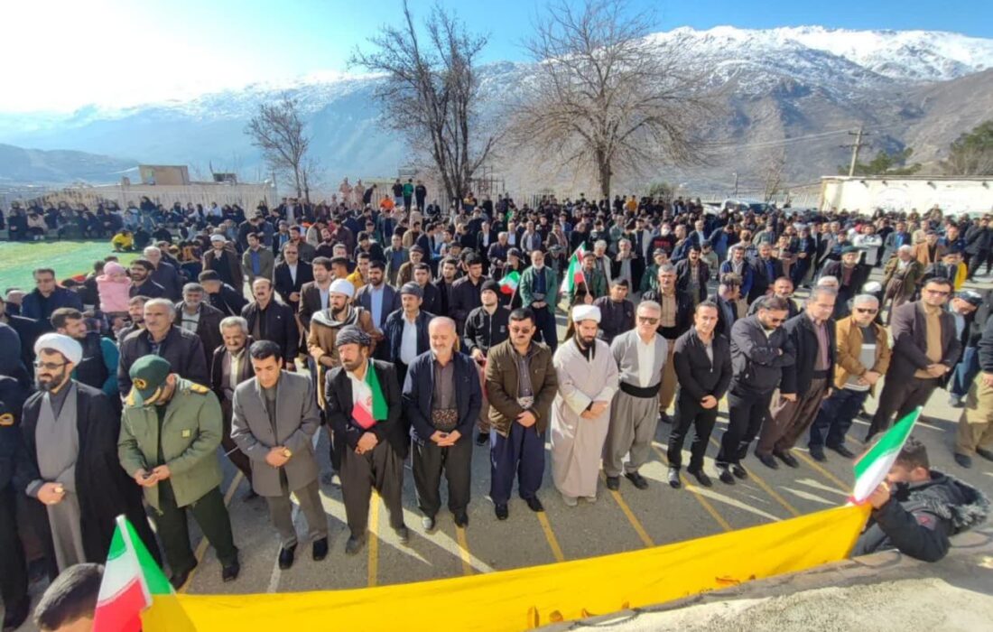 برگزاری راهپیمایی سالگرد پیروزی انقلاب اسلامی در شهرستان سروآباد