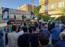 راهپیمایی باشکوه مردم کامیاران در روز غدیر؛ تجدید میثاق با ولایت و آرمان‌های شهدا