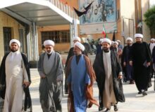 حضور معاونان فرهنگی سازمان تبلیغات در مناطق اهل سنت و ادای احترام به شهدا