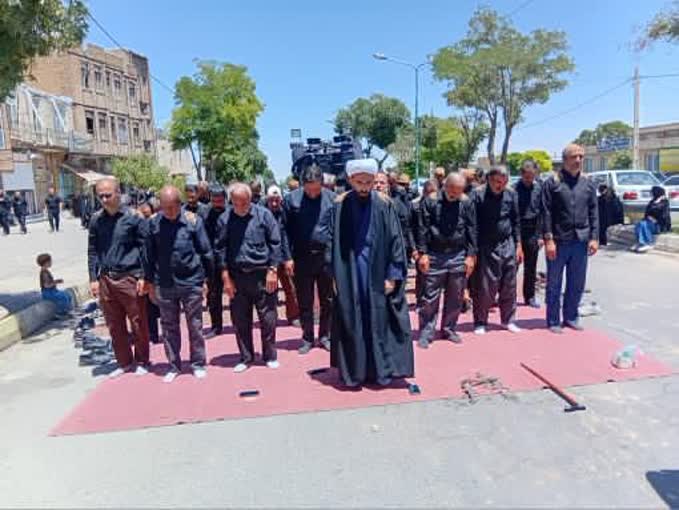 نماز ظهر عاشورا در بیجار اقامه شد