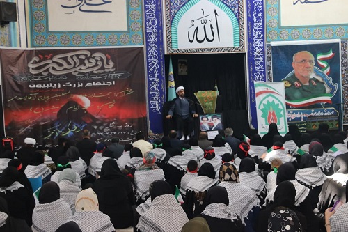 بانوان زینبی کامیاران با حضرت زینب (س) تجدید بیعت کردند