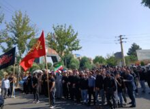 پیاده‌روی باشکوه جاماندگان اربعین در سنندج برگزار شد