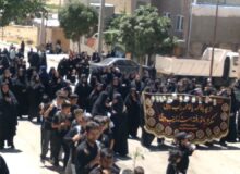 برگزاری آیین پیاده‌روی جاماندگان اربعین حسینی در بیجار