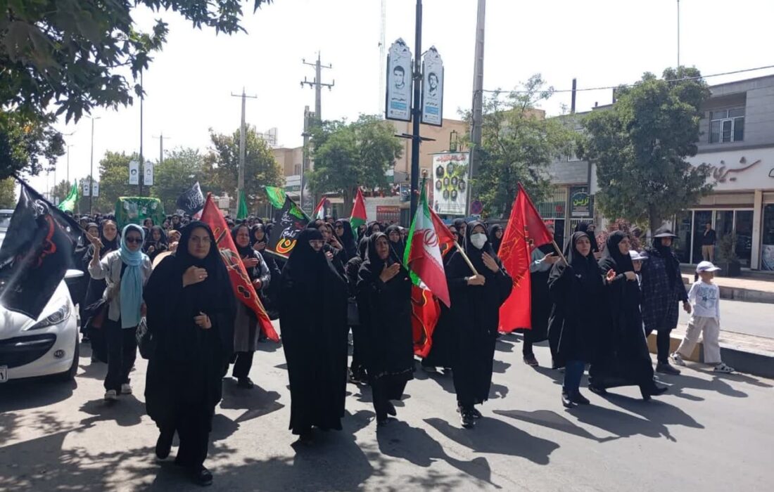 پیادهروی جاماندگان اربعین در قروه برگزار شد