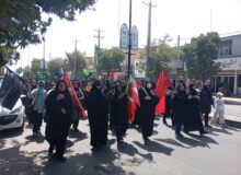 پیاده‌روی جاماندگان اربعین در قروه برگزار شد