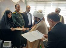 تکریم و معارفه رئیس جدید اداره تبلیغات اسلامی دهگلان برگزار شد