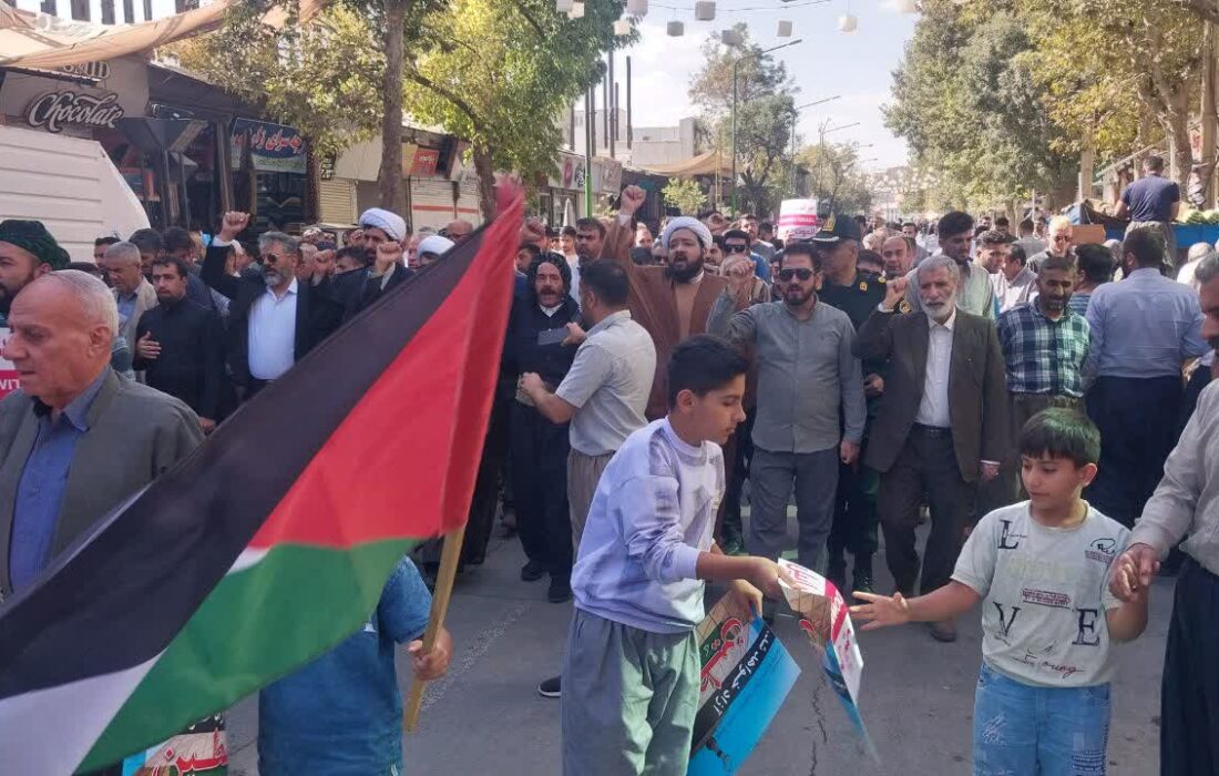  راهپیمایی «بشارت نصر» در مریوان