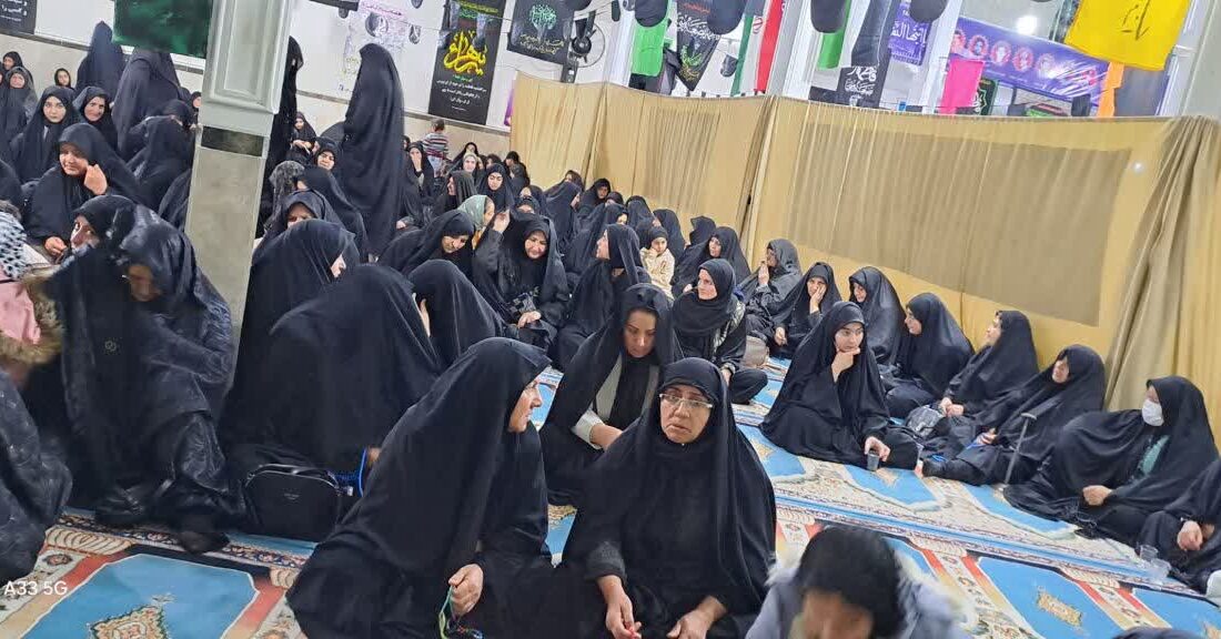 آیین شهادت حضرت فاطمه زهرا(س) در بیجار برگزار شد