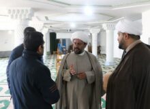 بازدید مدیرکل تبلیغات اسلامی کردستان از مسجد جامع سنندج برای برنامه‌ریزی اعتکاف