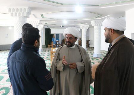 بازدید مدیرکل تبلیغات اسلامی کردستان از مسجد جامع سنندج برای برنامهریزی اعتکاف