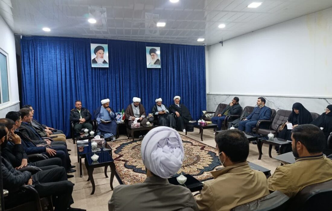 برگزاری جلسه ستاد شئون با هدف برنامه‌ریزی اعتکاف در شهرستان قروه