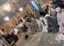 مراسم معنوی اعتکاف در ۹ مسجد بیجار در حال برگزاری است